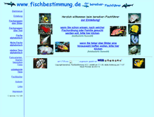 Tablet Screenshot of fischbestimmung.de